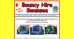 Desktop Screenshot of bouncyhireswansea.co.uk